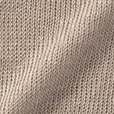 Belgian Linen V-neck Sweater: Sand Beige