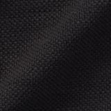 Slub Cotton Mesh Jacket: Black