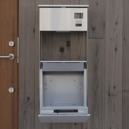 インターフォン<br>一体縦型ポスト