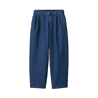 muji wide leg jeans