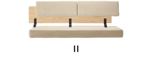 木製ベッドフレーム用クッションパーツ・タモ材／ＮＡ | 無印良品