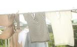夏を涼しく ―夏服を洗う―
