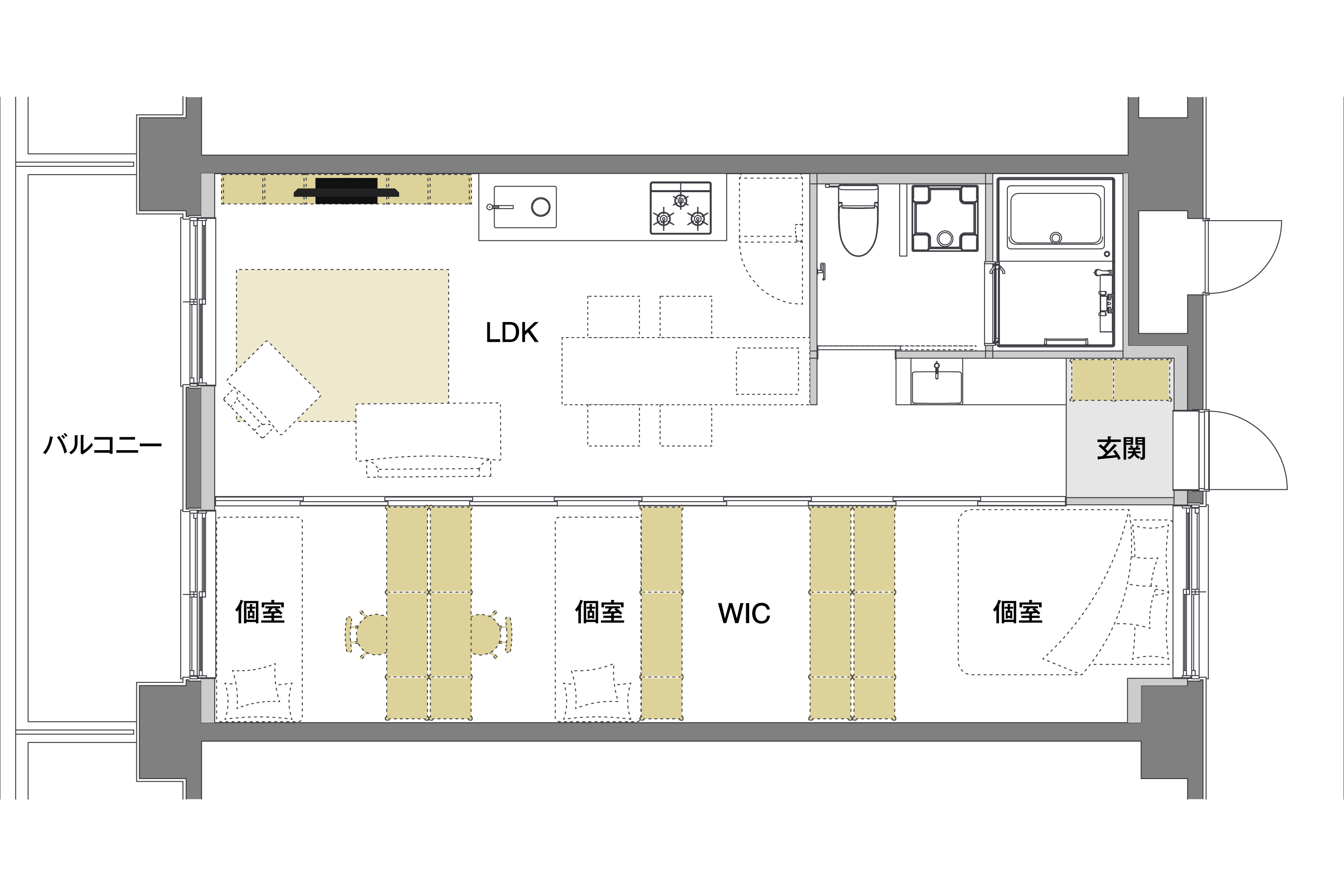 リノベーションプラン 52㎡ 10年後