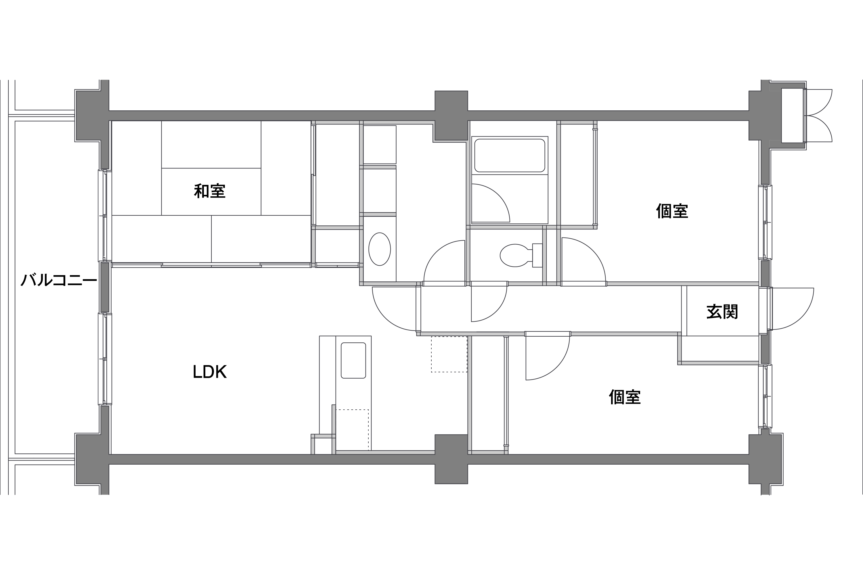 リノベーションプラン 76㎡ before