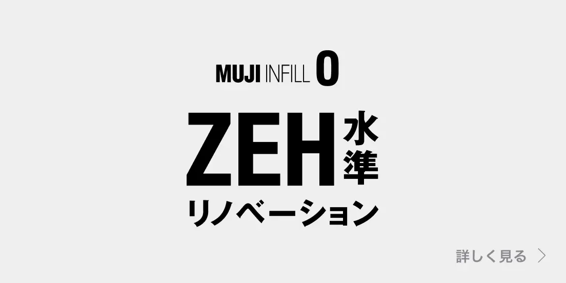 MUJI INFILL 0 ZEH水準リノベーション