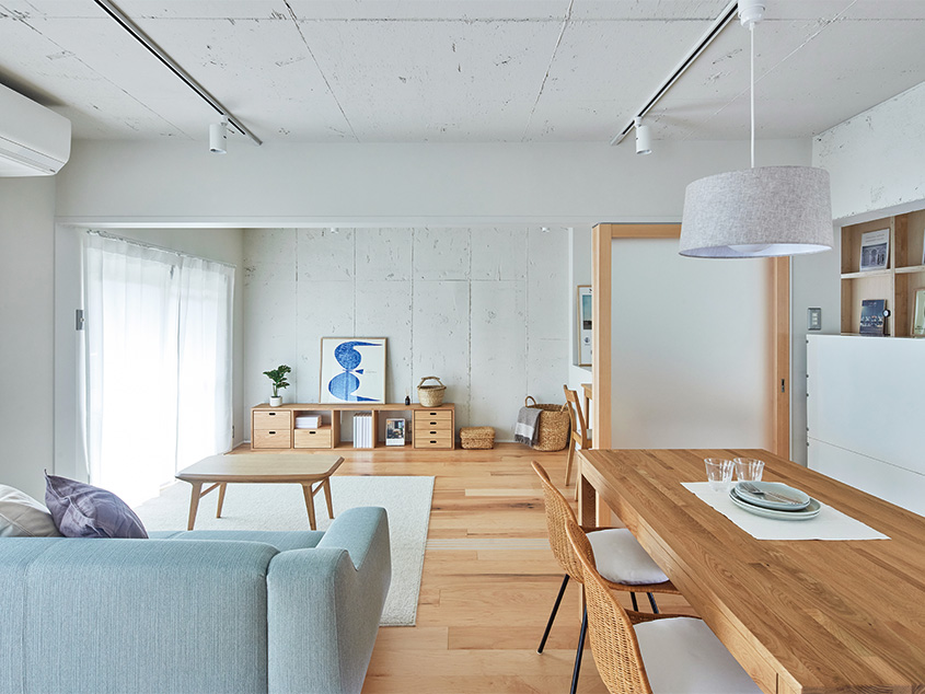 オープンな部屋として使うときは、扉全開